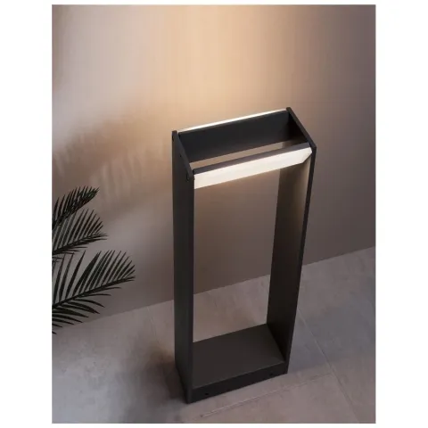 Stâlp 713121 Twin Nova Luce, Modern, Led, Gri