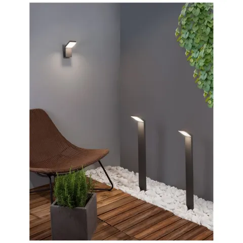 Stâlp 713123 Park Nova Luce, Modern, Led, Gri