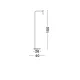 Lampadar 7140183 Sicily Nova Luce, Modern, Led, Negru