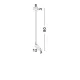 Pendul 7140184 Sicily Nova Luce, Modern, Led, Negru