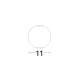 Aplica Exterior 726217 Como Nova Luce, Modern, Led, Alb