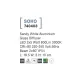 Aplica Exterior 740403 Soho Nova Luce, Modern, Led, Alb