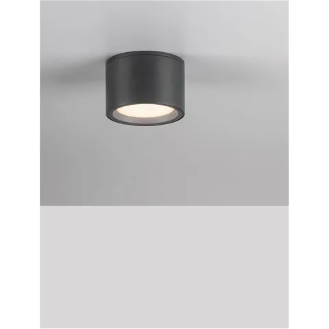Plafoniera Exterior 752463 Focus Nova Luce, Modern, Gx53, Gri