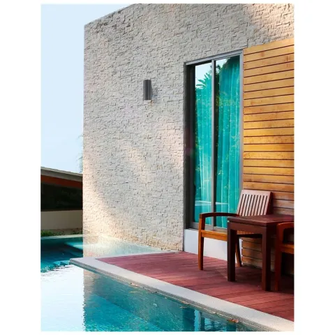 Aplica Exterior 773223 Nodus Nova Luce, Modern, Gu10, Gri