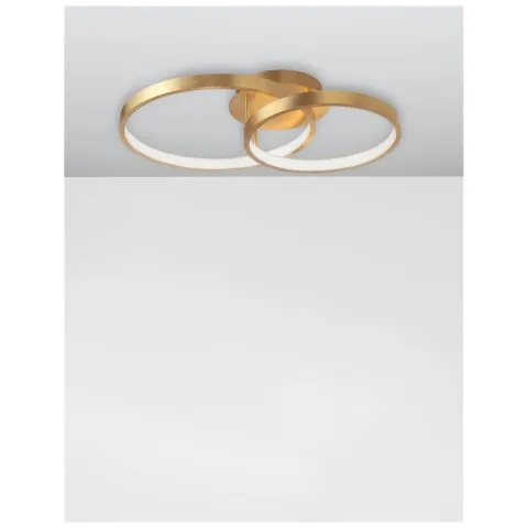 Lustra Plafon 8100282 Leon Nova Luce, Modern, Led, Auriu