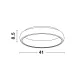 Plafoniera 8105605 Albi Nova Luce, Modern, Led, Alb
