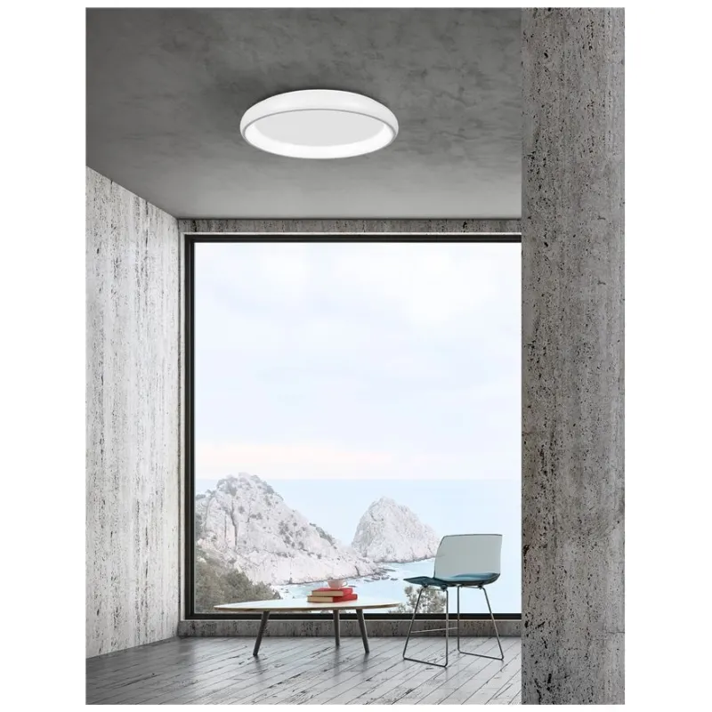 Lustra Plafon 8105606 D Albi Nova Luce, Modern, Led, Alb