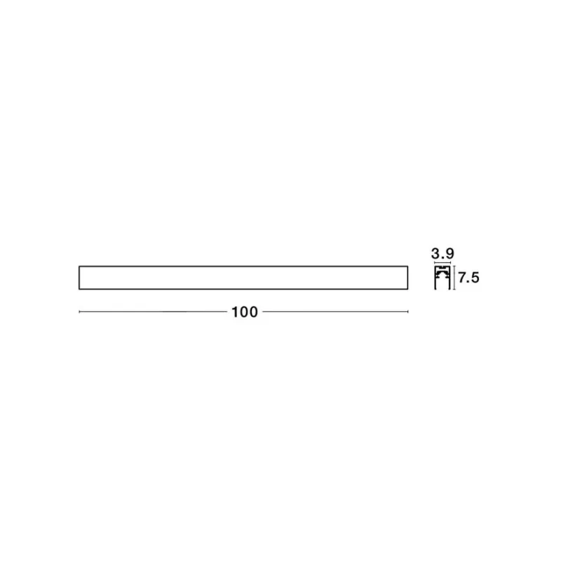 Conector Alimentare Șina Magnetică 8252001 Buxton Magnetic Nova Luce