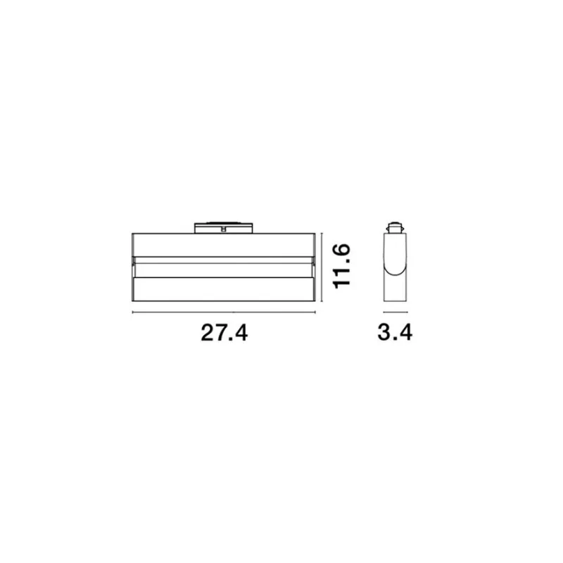 Downlight Șina Magnetică 8252006 Buxton Magnetic Nova Luce, Led