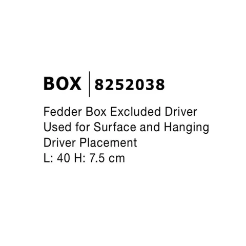 Driver Șina Magnetică Externă 8252038 Buxton Magnetic Nova Luce