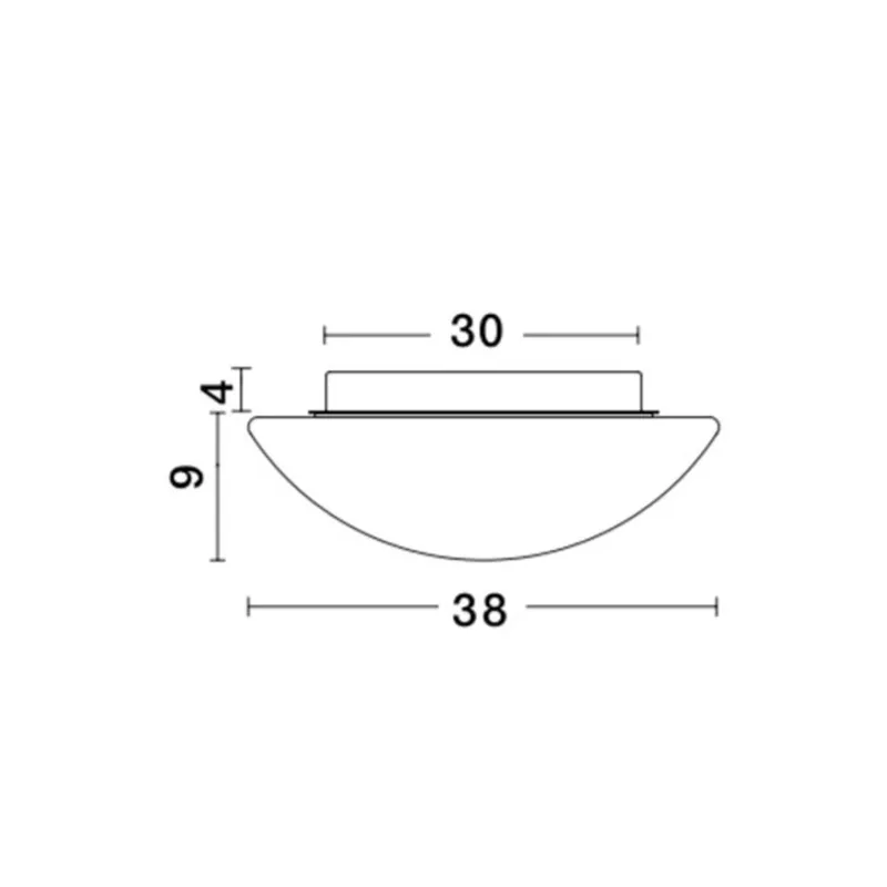 Aplica Baie 832403 Brest Nova Luce, Modern, E27, Alb
