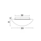 Aplica Baie 832403 Brest Nova Luce, Modern, E27, Alb