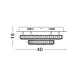 Plafoniera 83399203 Quentin Nova Luce, Clasic, Led, Alb