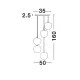 Lustra 8436406 Cedro Nova Luce, Modern, E27, Negru