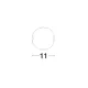 Aplica Exterior 852436 Como Nova Luce, Modern, Led, Alb
