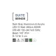 Aplica Exterior 859438 Suite Nova Luce, Modern, Led, Gri