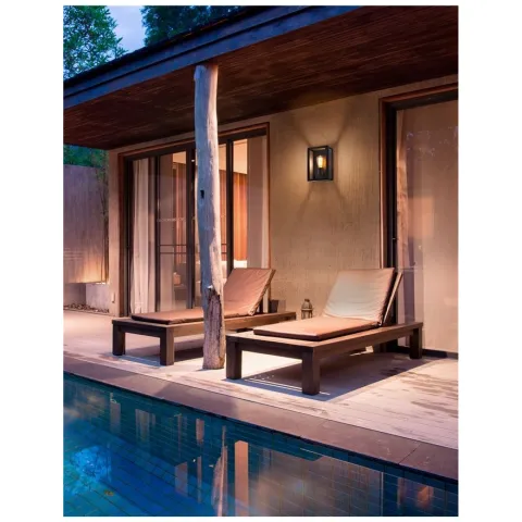 Aplica Exterior 870026 Zest Nova Luce, Modern, E27, Negru