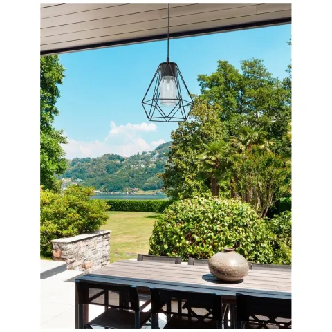 Pendul Exterior 870445 Isidora Nova Luce, Modern, E27, Negru