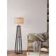 Lampadar 9001082 Artis Nova Luce, Natural, E27, Negru