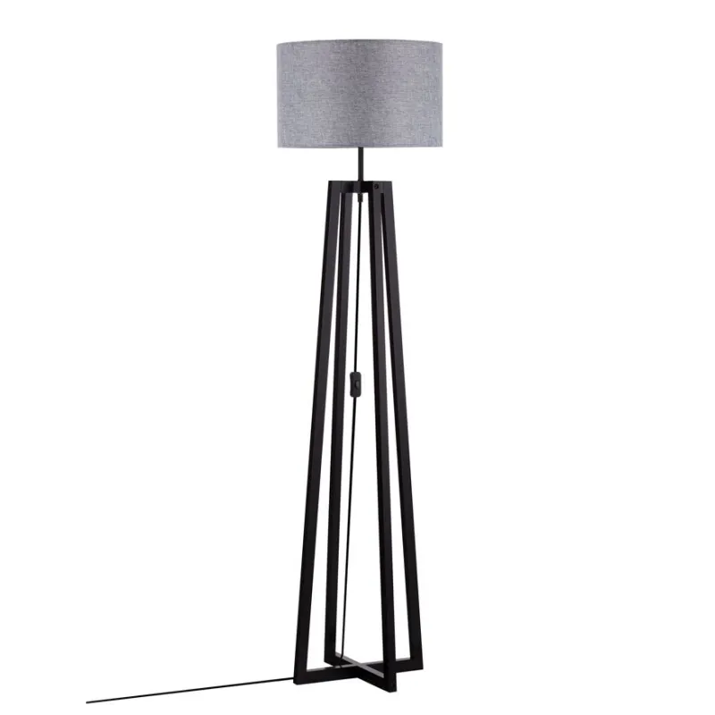 Lampadar 9001082 Artis Nova Luce, Natural, E27, Negru