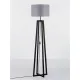 Lampadar 9001082 Artis Nova Luce, Natural, E27, Negru