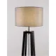 Lampadar 9001082 Artis Nova Luce, Natural, E27, Negru