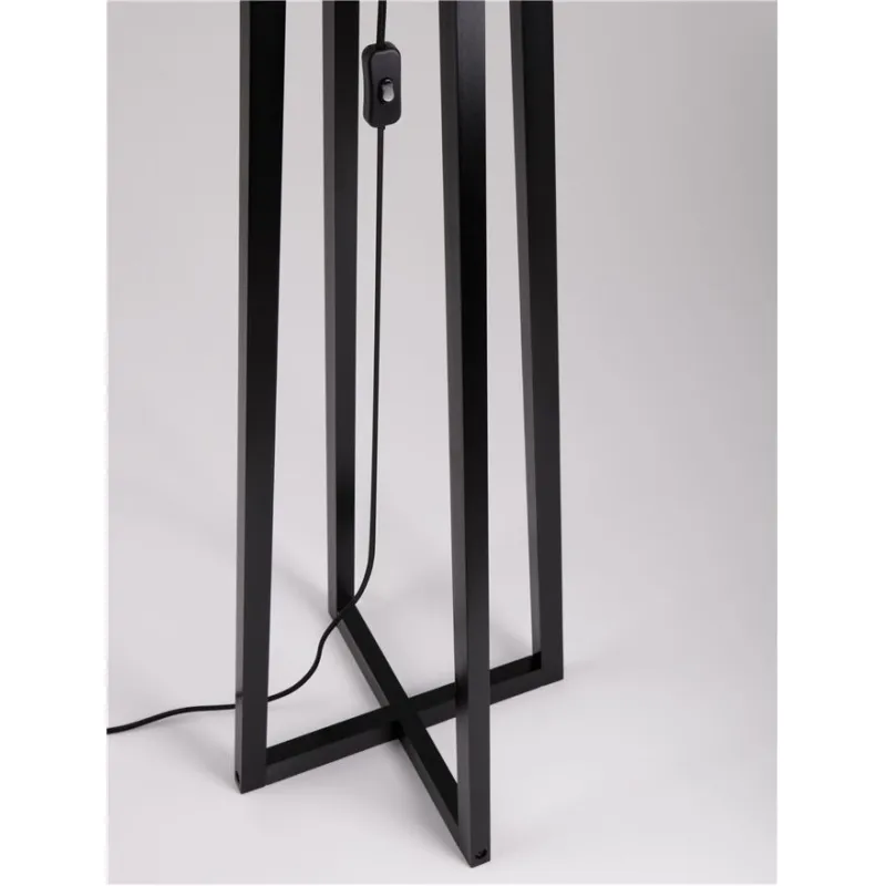 Lampadar 9001082 Artis Nova Luce, Natural, E27, Negru