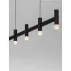 Lustra 9002098 Poetic Nova Luce, Modern, Led, Negru