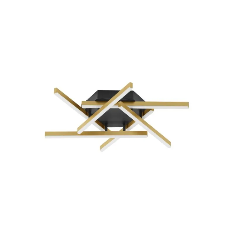 Lustra Plafon 9005651 Hyde Nova Luce, Modern, Led, Negru