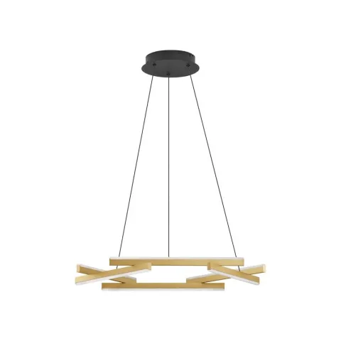 Lustra 9005652 Hyde Nova Luce, Modern, Led, Negru