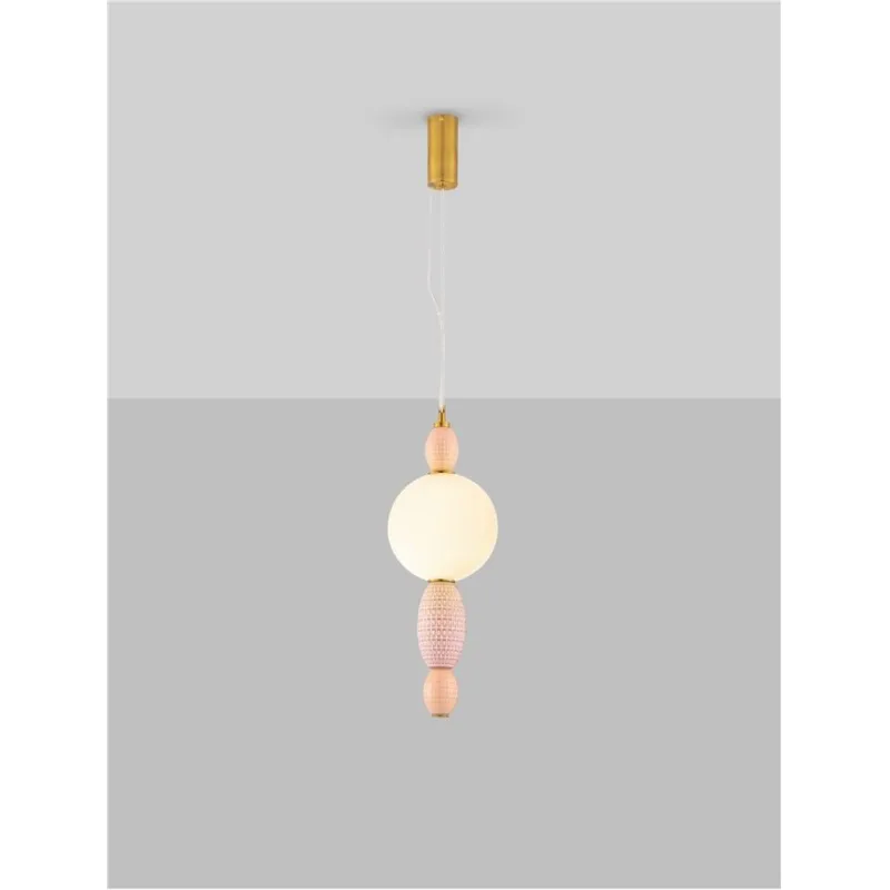 Pendul 9009152 Obrie Nova Luce, Modern, Led, Auriu