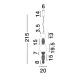 Pendul 9009153 Obrie Nova Luce, Modern, Led, Auriu