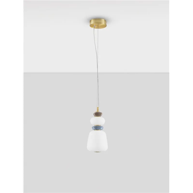 Pendul 9009205 Palo Nova Luce, Modern, Led, Auriu