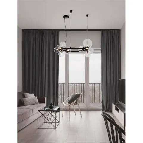 Lustra 9009249 Odillia Nova Luce, Modern, G9, Negru