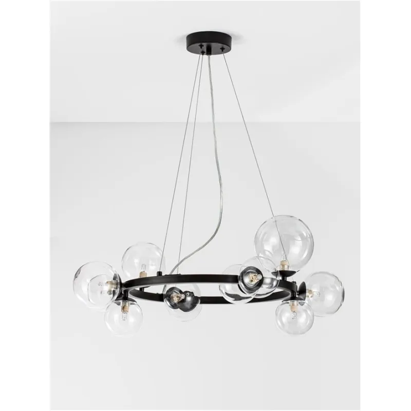 Lustra 9009249 Odillia Nova Luce, Modern, G9, Negru