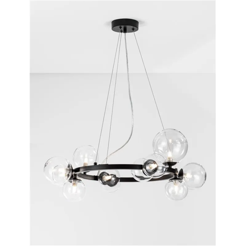 Lustra 9009249 Odillia Nova Luce, Modern, G9, Negru