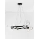 Lustra 9009249 Odillia Nova Luce, Modern, G9, Negru