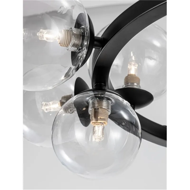 Lustra 9009249 Odillia Nova Luce, Modern, G9, Negru