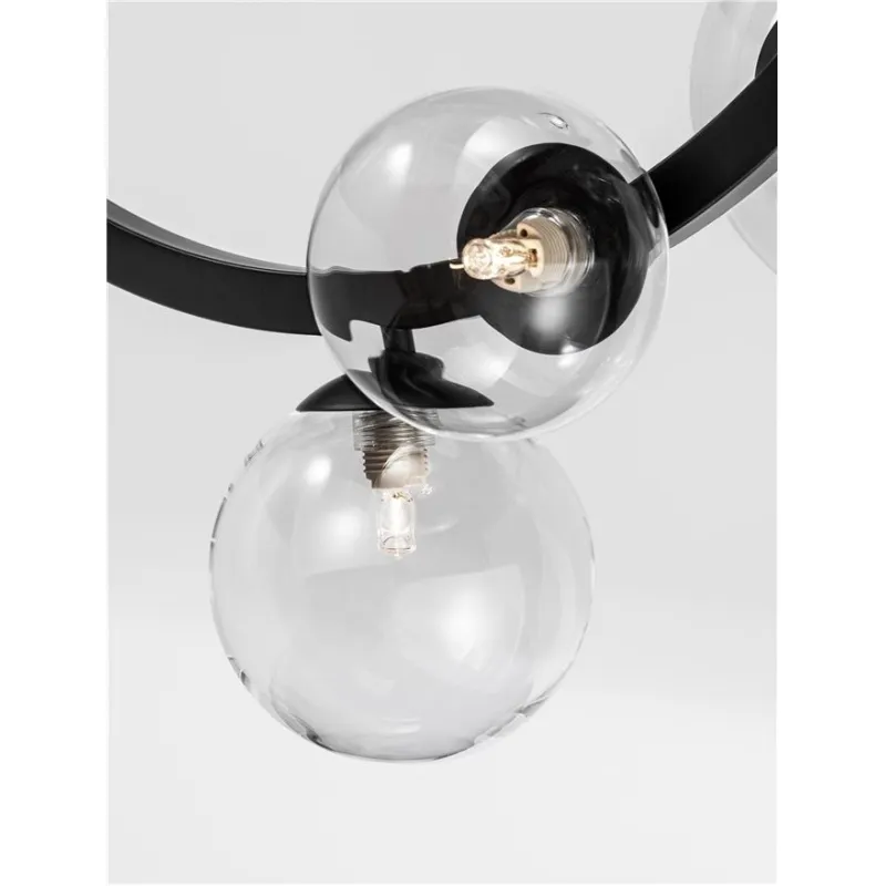 Lustra 9009249 Odillia Nova Luce, Modern, G9, Negru