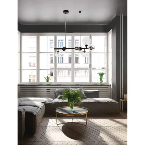 Lustra 9009250 Odillia Nova Luce, Modern, G9, Negru
