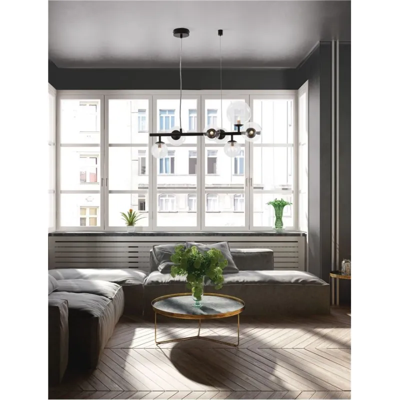 Lustra 9009250 Odillia Nova Luce, Modern, G9, Negru