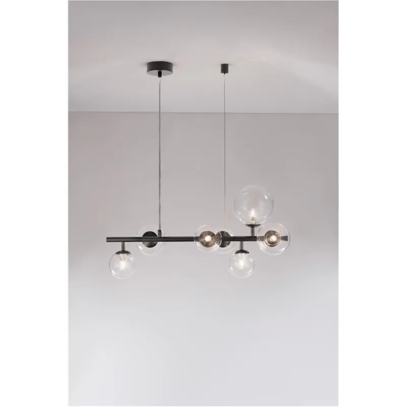 Lustra 9009250 Odillia Nova Luce, Modern, G9, Negru