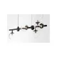 Lustra 9009250 Odillia Nova Luce, Modern, G9, Negru