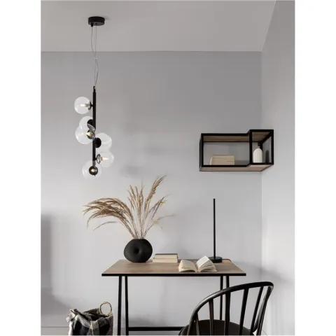 Lustra 9009251 Odillia Nova Luce, Modern, G9, Negru