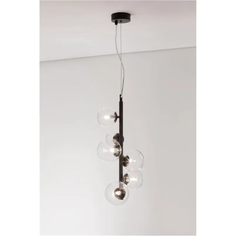 Lustra 9009251 Odillia Nova Luce, Modern, G9, Negru