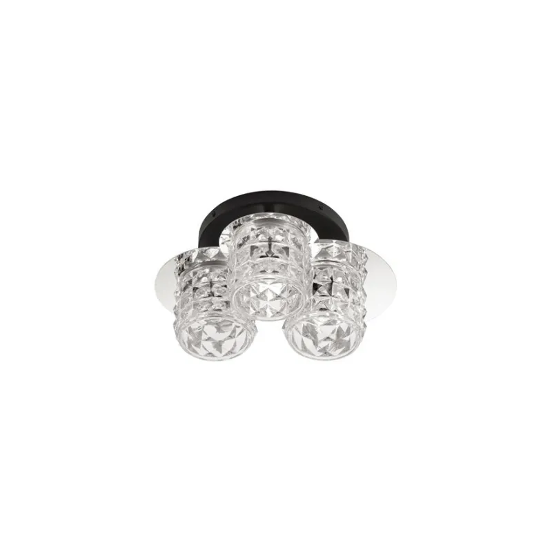 Lustra Plafon 9009292 Lawan Nova Luce, Modern, E14, Negru