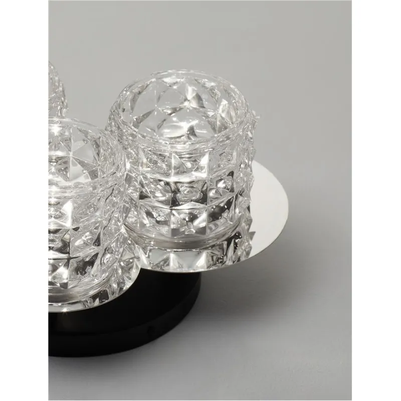 Lustra Plafon 9009292 Lawan Nova Luce, Modern, E14, Negru