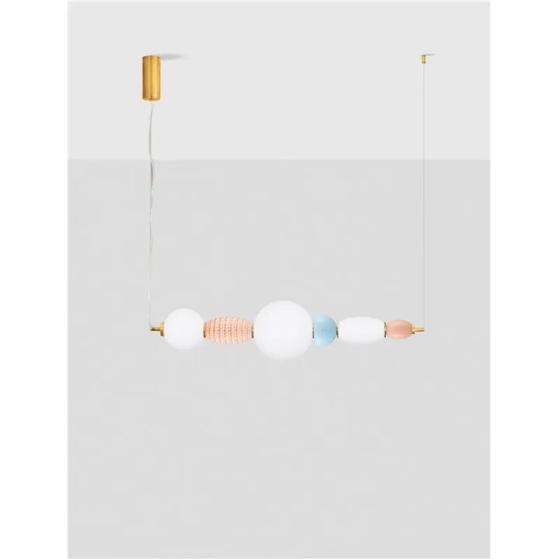 Lustra 9009352 Obrie Nova Luce, Modern, Led, Auriu
