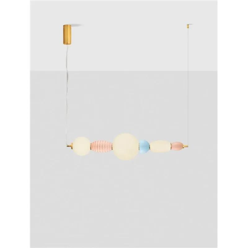 Lustra 9009352 Obrie Nova Luce, Modern, Led, Auriu