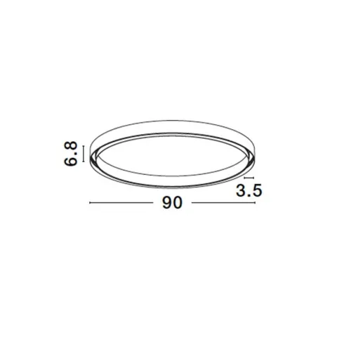 Șina Magnetică 9010207 Breda Magnetic Nova Luce